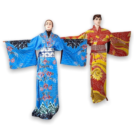 Batik Kimono Musim Panas dan Dingin